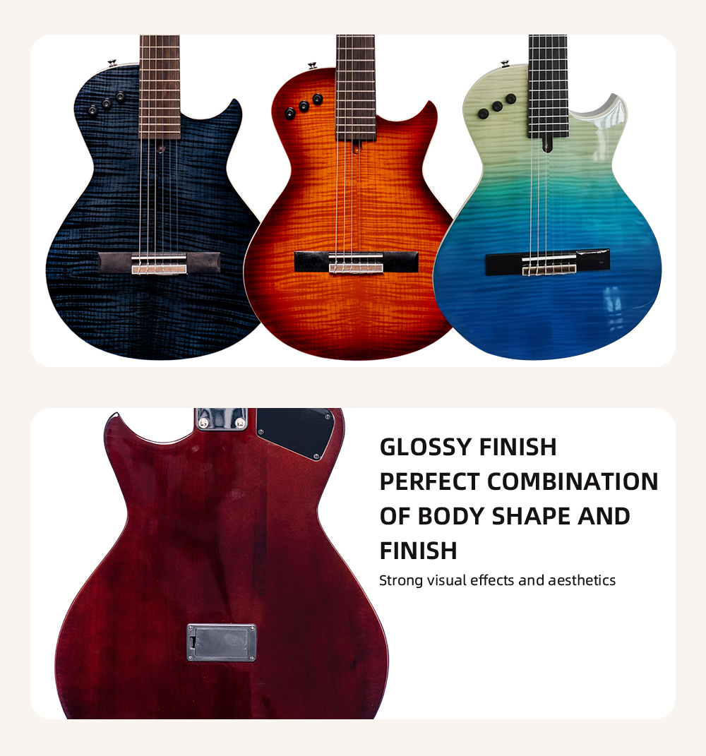 Guitarra cl&aacute;sica silenciosa con ecualizador 1_06