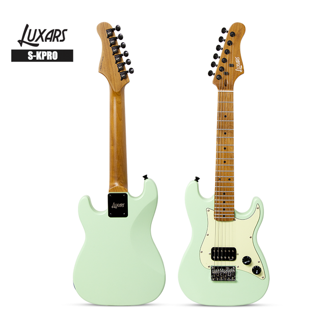 Venta al por mayor Luxars Upgrade tamaño de viaje Mini guitarra eléctrica