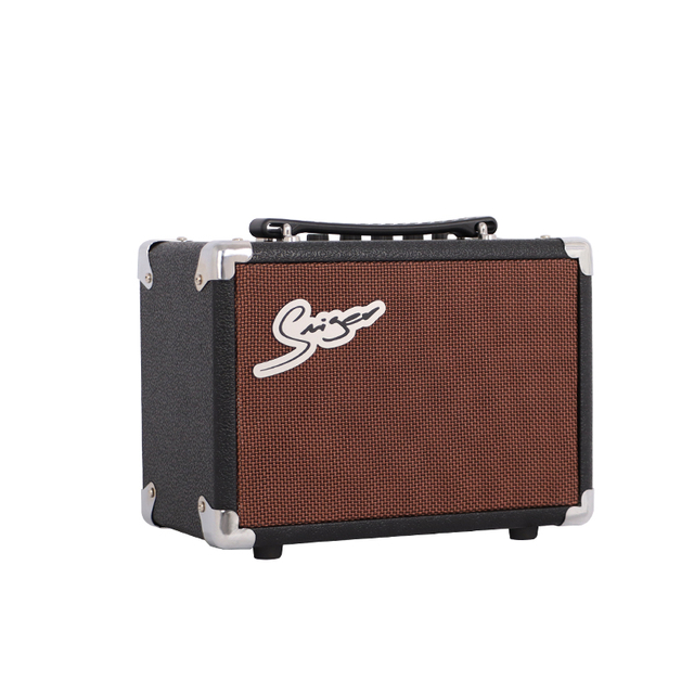 Amplificador para guitarras clásicas acústicas Altavoz amplificador de guitarra de 20 vatios Funciona con pilas