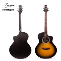 wholesale Guitarra acústica con tapa de abeto macizo Smiger GN-81JF profesional personalizada de alta calidad al por mayor
