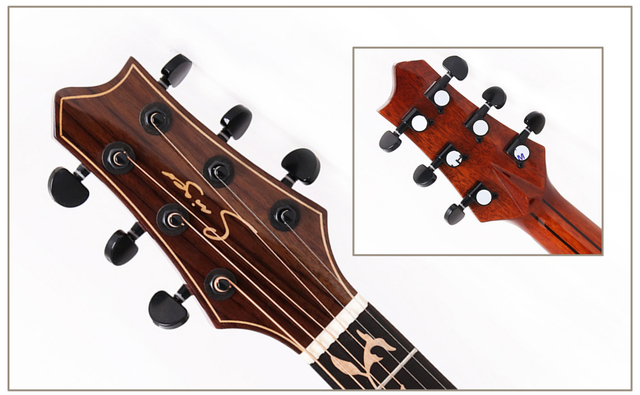 Guitarra acústica con logotipo personalizado de alta calidad