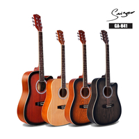 Guitarra acústica de madera GA-H41 para principiantes