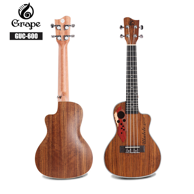 Ukelele GUC-600 Sonido hermoso Agujero de sonido de uva