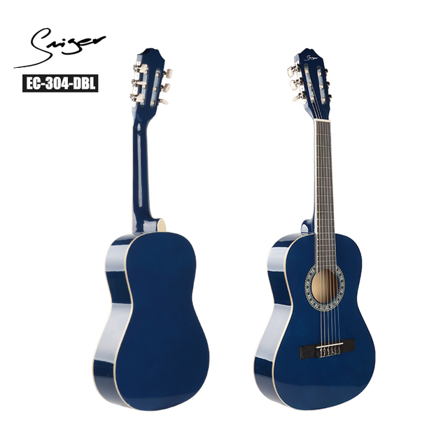 EC-304 Instrumento musical Guitarra clásica Tamaño 1/2 Guitarra con cuerdas de nailon de 34 pulgadas