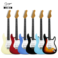 L-G1M-H ST Guitarra eléctrica ｜ Pickups HSS para roca/metal ｜ Cuello de arce asado + Sycamore Body ｜ 22 trastes de acero inoxidable ｜ Puente Tremolo ｜ 5 colores de alto brillo (6 guitarras/cartón-Listo al por mayor)