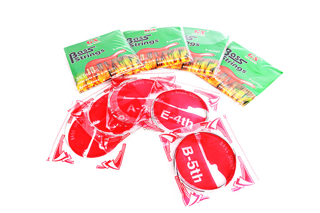 Bajo 4/5/6 Cuerdas para bajo China Cuerdas para guitarra Precio al por mayor de fábrica Cuerdas para bajo