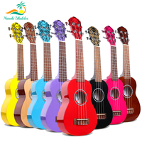Naneki Ukelele soprano Guitarra para niños Uke colorido 21 pulgadas