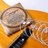 Juego de cuerdas para guitarra clásica Smiger, kit de cuerdas de nailon de 6, OEM personalizado