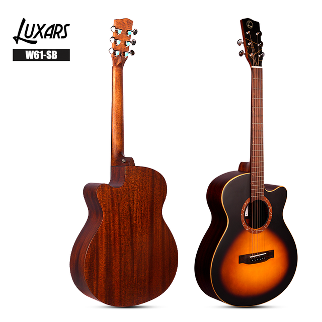 Mejor elección de 2024: guitarra acústica de 40' con tapa de abeto macizo y cutaway