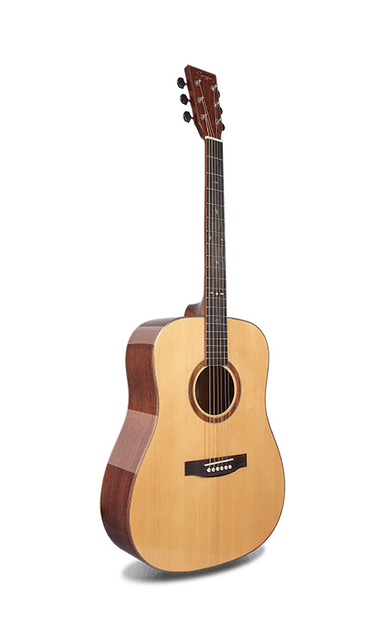 W-MAS-41D Guitarra acústica Instrumento con trastes personalizado de madera sólida