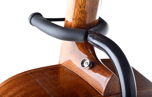 Precio al por mayor Soporte vertical de guitarra de suelo duradero de metal