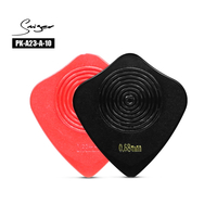 Púas de guitarra PEI resistentes al desgaste de primera calidad a granel | Espiral de doble cara antideslizante | Espesores mixtos de 0,68-2,0 mm | 10 unidades empaquetadas individualmente.