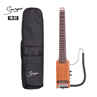 Guitarra silenciosa portátil sin cabeza Smiger TR-22 