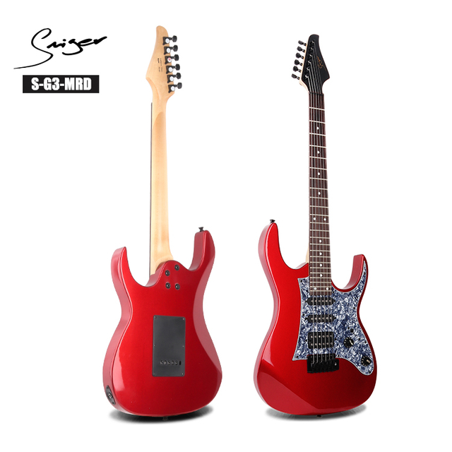Guitarra Smiger OEM, sistema de pastilla SSH, guitarra eléctrica estilo ST