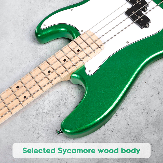 G-B7-4 Nuevo estilo Bajo Guitarra Venta al por mayor Fábrica 4 cuerdas