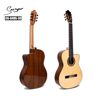 CG-640S-39 Smiger Walnut Tonewood Guitarra clásica Tapa de cedro macizo