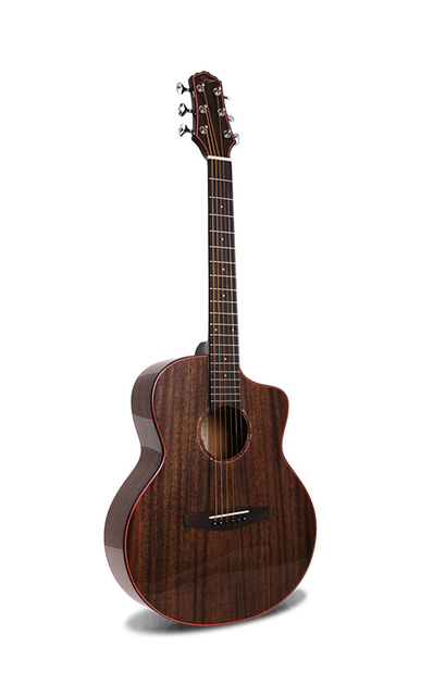 M-F10S-36 Guitarra acústica de madera maciza de alta calidad Acabado de alto brillo de 36 pulgadas