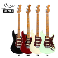 L-G2-Pro-S Professional St Electric Guitar ｜ Cuello de arce asado + Alnico V SSS Pickups ｜ Cuerpo conductivo de álamo álico ｜ 22 trastes redondeados ｜ Acabado de brillo ｜ 6/Carton