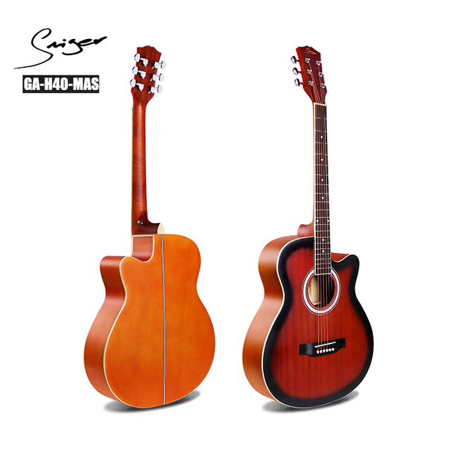 Venta caliente de guitarra acústica de 40 pulgadas para la práctica de principiantes