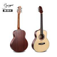 Guitarra acústica de madera sintética de nivel medio, alta calidad, 36 pulgadas