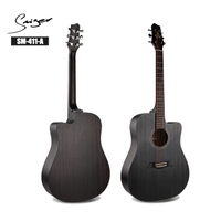 Guitarra acústica de 41 pulgadas, barata, personalizable, al por mayor, de fábrica de China