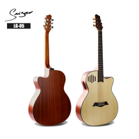 Guitarra acústica LG-05 Spruce de 40 pulgadas con boca lateral especial