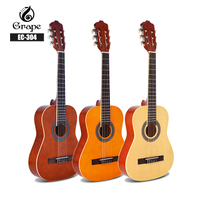 Guitarra clásica Smiger EC-304, tamaño 1/2, cuerdas de nailon de 34 pulgadas, guitarra acústica clásica para estudiantes principiantes y niños