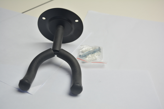 Gancho de guitarra corto para pared 