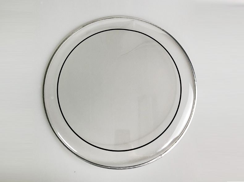 parche de tambor hidr&aacute;ulico de punto negro