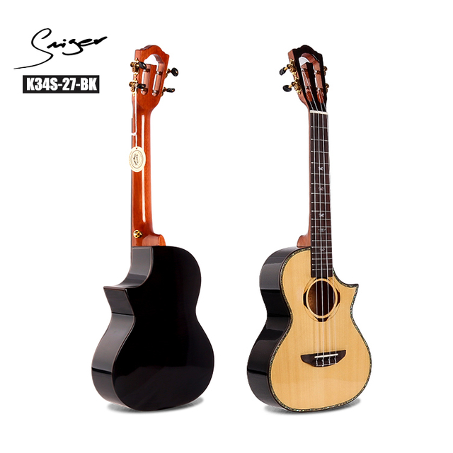 El más nuevo Ukelele Tenor Popular estilo de dedo de arce azul Ukelele profesional