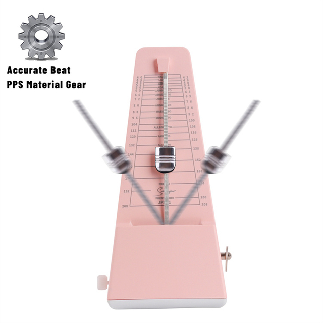 Metrónomo mecánico Smiger para piano, batería, violín, guitarra