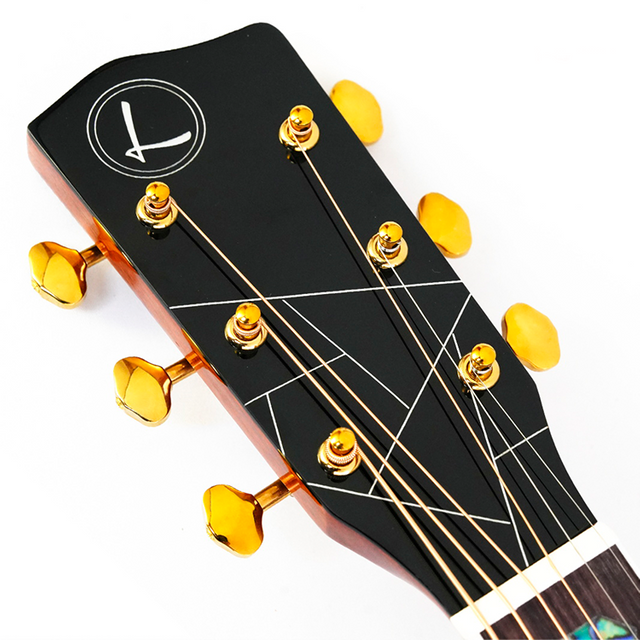 Luxars al por mayor de 41 pulgadas Dreanoteo High Grade All Solid Acústica Guitar (LR5D)