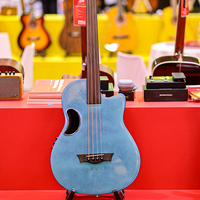 Bajo acústico al por mayor - Tapa de fibra de carbono 2,4 trastes de cuproníquel Pastilla TE-30A