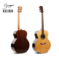 W-MDS-42J Guitarra acústica de cuerpo gigante Guitarra de madera maciza de 41 pulgadas