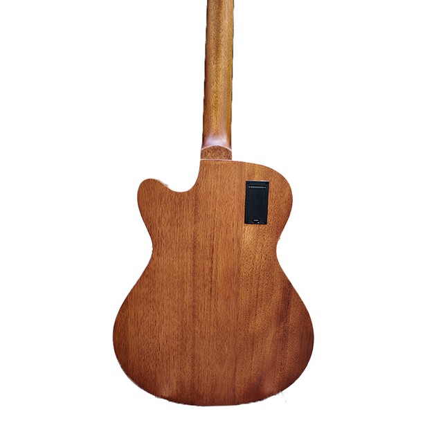 Venta al por mayor guitarra acústica de cuerpo fino con tapa sólida de abeto de 40 pulgadas LE-A1