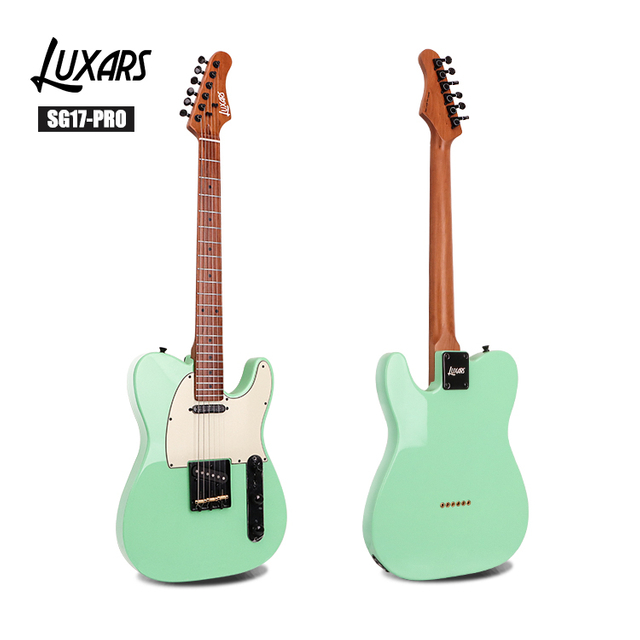 Guitarra eléctrica de alta gama SG17-PRO con trastes de extremo redondo