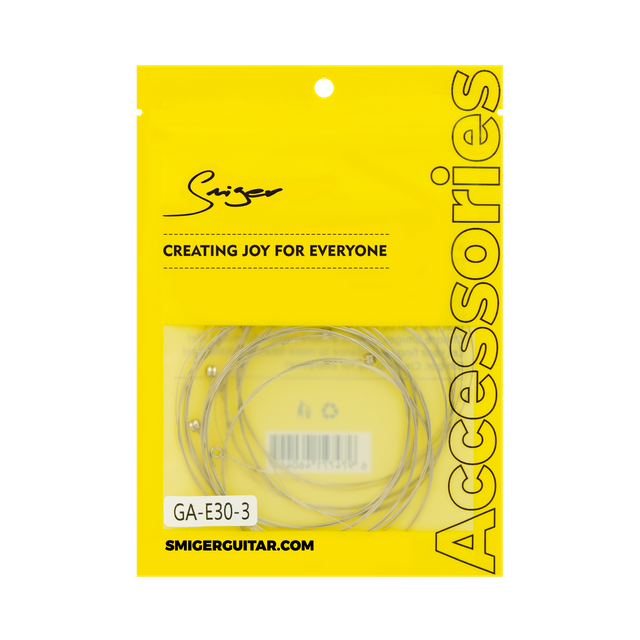 Gran oferta simger GA-E30 cuerdas de guitarra ligeras normales para guitarras eléctricas bobinado de níquel accesorios de guitarra juego de cuerdas 6 uds