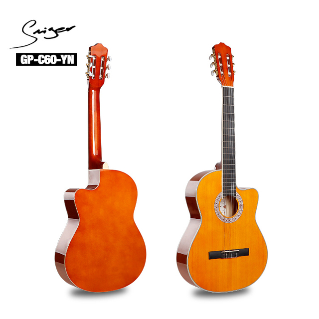 Guitarra clásica seccionada para guitarristas adultos