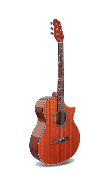 Diseño seccionado de guitarra acústica de madera de sapele FN-25