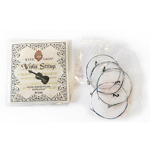 Cuerdas de violín profesionales de material de aluminio y magnesio, venta al por mayor de fábrica de accesorios de marca OEM