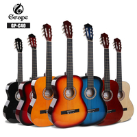 Guitarra clásica de tamaño completo de China barata para principiantes